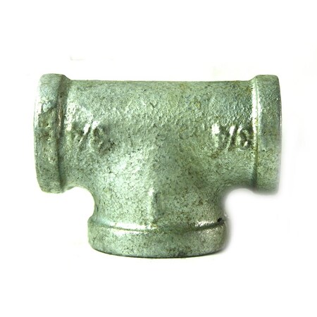 Thrifco Plumbing 3/4 Inch x 3/4 Inch x 1 Inch Galvanized Steel Reducer Tee 5217072